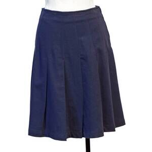 NEW DL1961 - WOMEN'S women's knee length pleated skirt in bright navy
